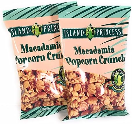 Island Princess Macadamia Popcorn Crunch Snack Bag - 2 pack