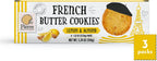 Pierre Biscuiterie French Butter Cookies with Lemon & Almond 5.29 Ounce Box (Pack of 3)