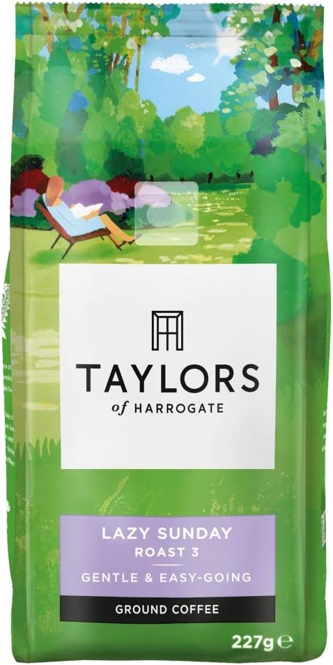 Taylors Of Harrogate - Lazy Sunday Ground Coffee - 227g (Pack of 3)