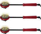 KTELI 3pcs 17.5 inch Long Plastic Back Knock Scratcher Relaxing Massage Hammer
