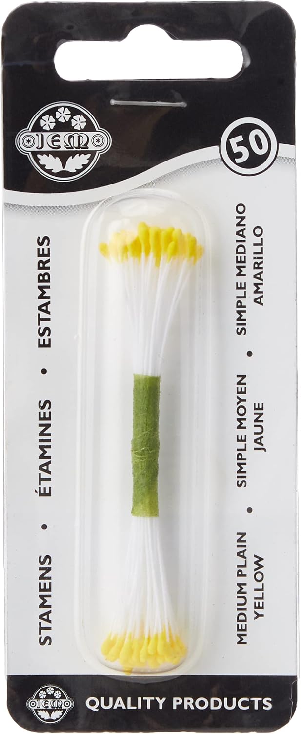 PME Stamens for Sugar Flowers Medium, Pack of 50, Yellow