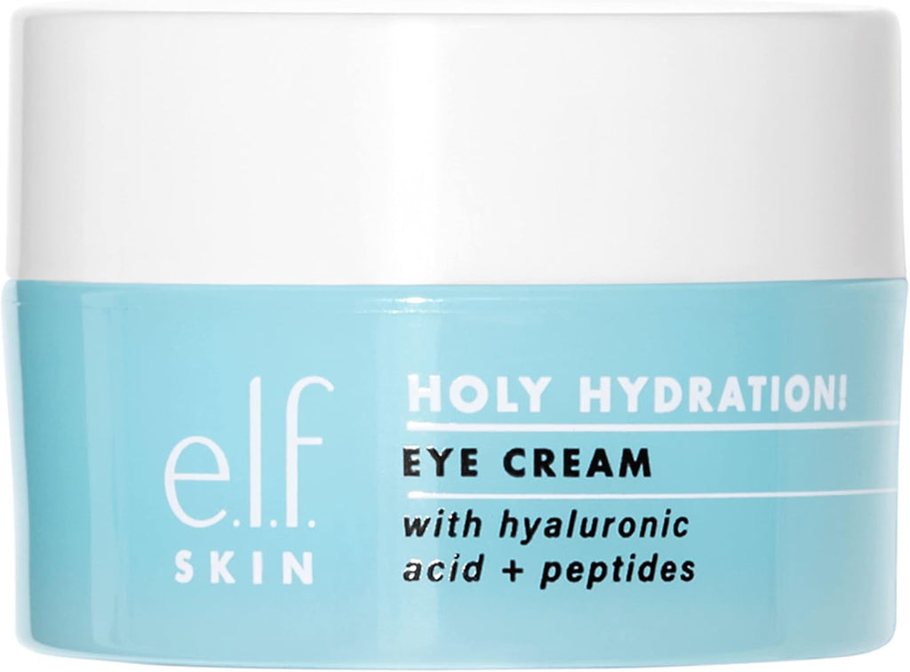 e.l.f. SKIN Holy Hydration! Eye Cream, Rich Hydrating Eye Cream For Minimizing Dark Circles, Infused With Hyaluronic Acid, Vegan & Cruelty-free
