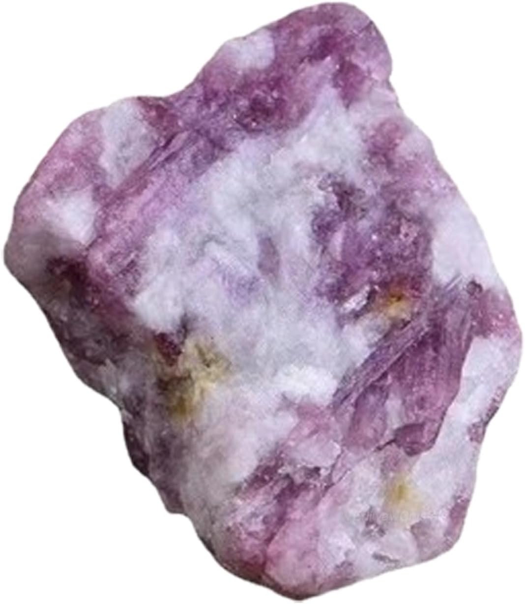 Erliway 1.25-2" Plum Blossom Tourmaline Raw Crystals, Natural Rough Plum Blossom Tourmaline Stone, Healing Stones for Fountain Rock, Home Decor Meditation Energy Balancing Wire Wrapping Reiki