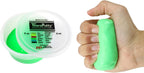 CanDo Theraputty Plus Hand Exercise Putty for Rehabilitation, Exercises, Hand Therapy, Hand Strengthening, Stress Relief - Green 2 oz Medium