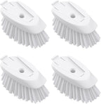 Dish Brush Refills 4 Pack, White Replacement Brush Heads Compatible with OXO Dish Brush & OXO Dish Scrubber