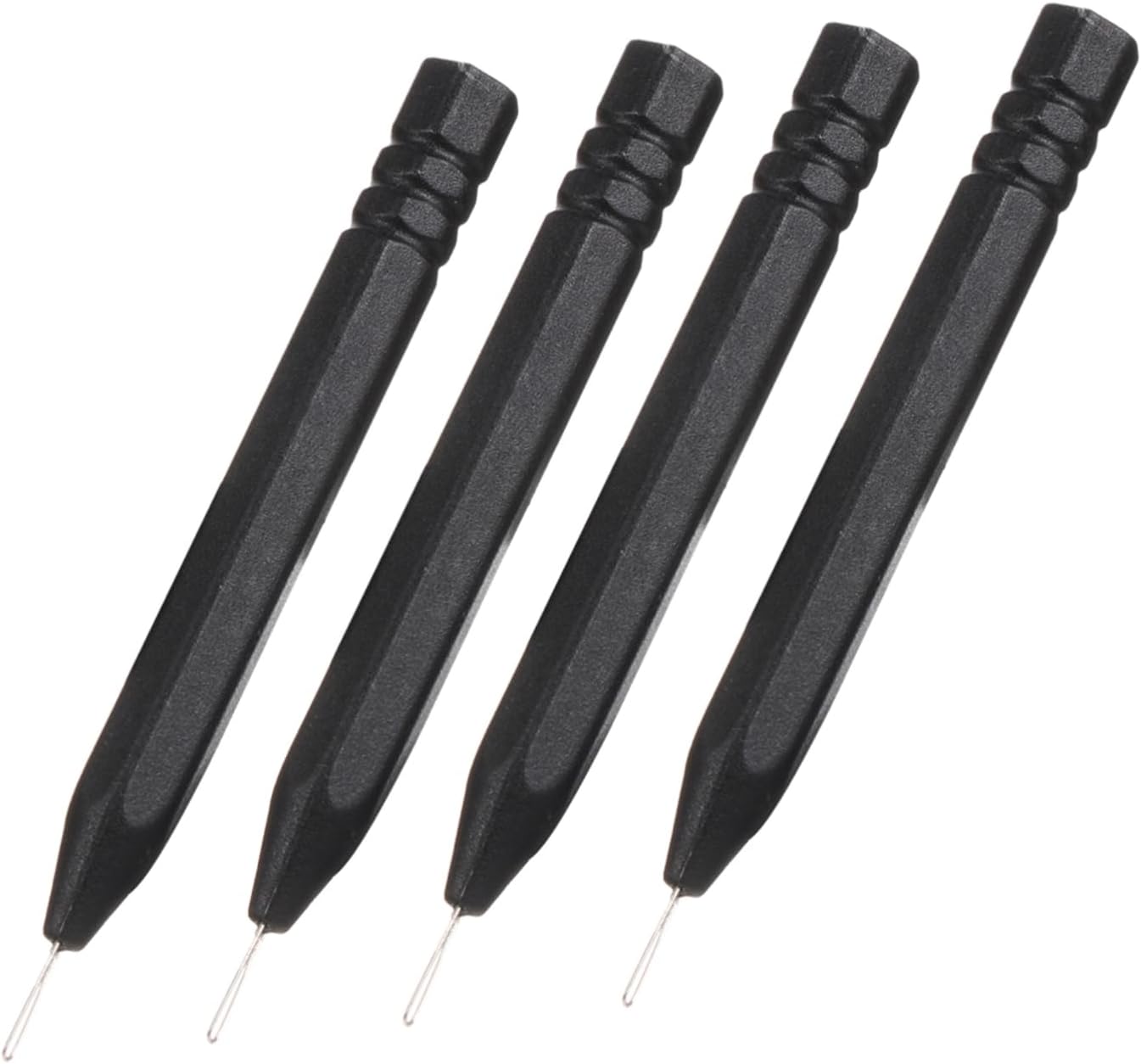 4pcs Steel Needle Rod Earmold Cleaning Tool for Hearing Aids Earwax Removal