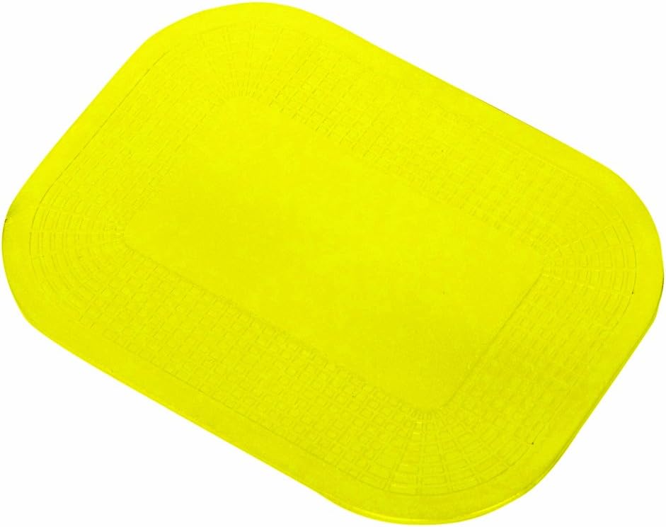 Dycem Non-Slip Mat, Ideal Daily Living Aid for Independent Living and Caregivers, Designed to Address Stabilization and Gripping Problems Found Around the Home, Yellow Textured Pad 10" x 14" x 1/8"