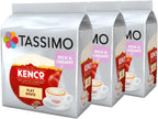 Tassimo Kenco Flat White Coffee Pods (Pack of 3, Total 24 Servings)