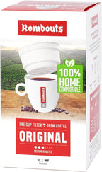Rombouts One Cup Filter the Original Coffee blend, Pack of 4 x 10-40 servings total
