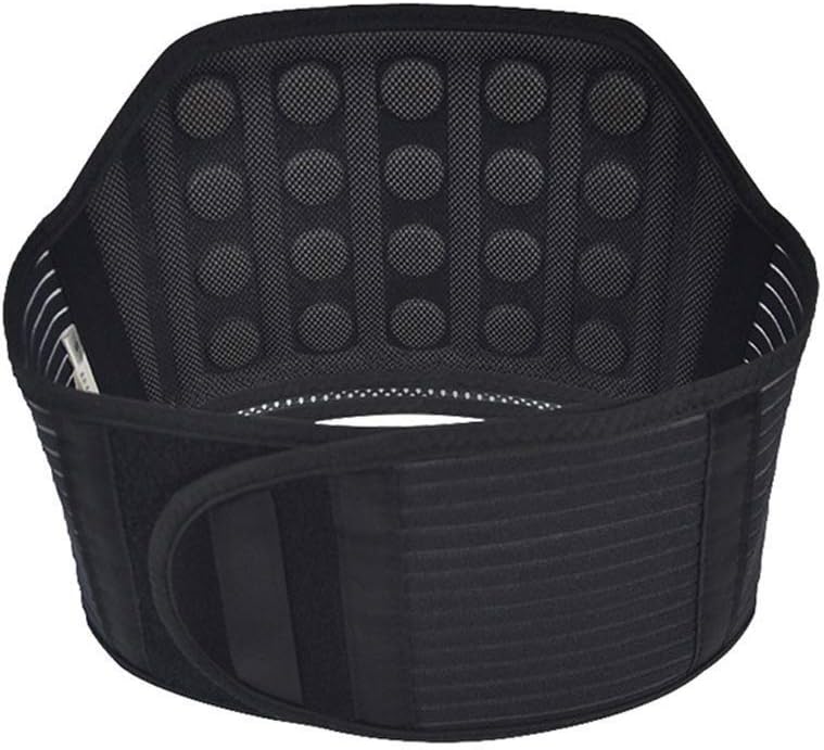 Lumbar Brace with 21 Magnets & Tourmaline Self Heating Ultra Light & Breathable Adjustable Women and Men Lower Back Belt Pain Relief (Size : M)