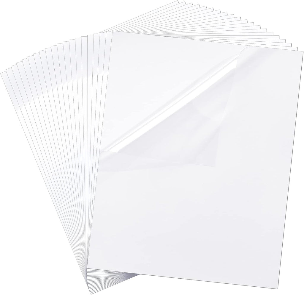 Hicarer 20 Pcs Car Windshield Sticker Applicator Bulk 5 x 6 Inch Static Cling Window Film for for Easy Application Clear Vinyl Car Window Windshield Protection Film Sticker Auto Removal Decal Shield
