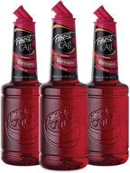 Finest Call Premium Grenadine Syrup Drink Mix, 1 Liter Bottle (33.8 Fl Oz), Pack of 3
