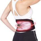 Far Infrared Fever Lumbar Brace, Electric Heating/Self-Heating Lower Back Support Belt for Men Women Pain Relief