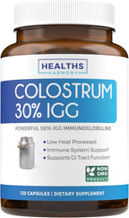 Bovine Colostrum for Women - Colostrum Supplement with 1,000mg per Serving and 30% IgG Immunoglobulins from First Milking - Low Heat Processed for Maximum Potency Non-GMO & Made in the US (2 Month)