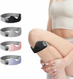 2Pack SiliCone Patellar Tendon Support Strap - Flex Wrap Knee for Men and Women, Non-Slip Patella Band for Running, Jumping & Pain Relief(Black)