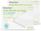ishancare Lidocaine 4% Patches Pain Relief Maximum Strength Fast-Acting for Back Neck Shoulders, Knees, Elbows Topical Analgesic Unscented 14 Count