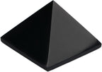 Black Obsidian 1.5" Pyramid Chakra Healing Crystal Reiki Stone Gemstone Radiation Deflection Home Decor Gift Decoration Crafts