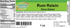 Rum Raisin Flavor Extract (1 oz, ZIN: 529545)