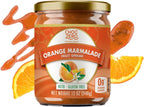 ChocZero Sugar Free Orange Marmalade - Sweet Keto Jam Spread with Oranges - No Added Sugars (1 Jar, 12oz)
