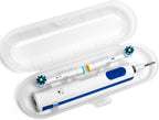 Electric Toothbrush Case Compatible with Oral B/Oral-B Pro/iO/Philips Sonicare/Demita/Bitvae and most other Brand Electric Toothbrushes on the market，Transparent