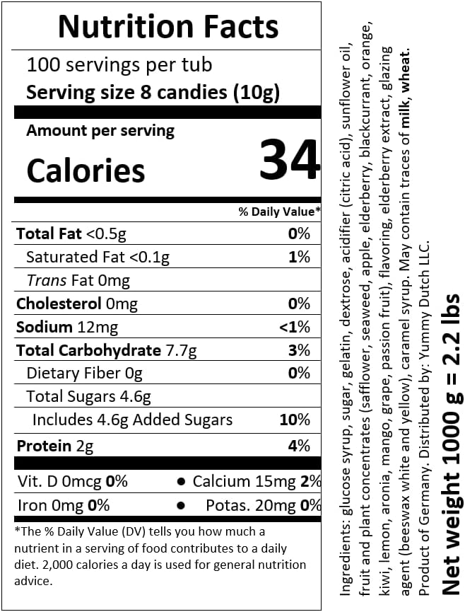Haribo Kinder Schnuller 100Minibeutel, 1er Pack (1 x 980 g Dose)