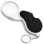 Pocket Magnifying Glass Keychain with Light – Folding Keychain Magnifier with Flip Head Design, 5.3"x2"x0.5" – Compact Portable Magnifying Tool for Reading, Hobbies, Repairs, Menus & Small Text