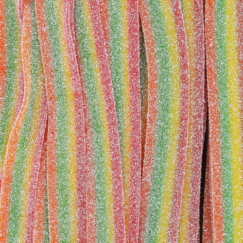 Haribo Miami Sauer I 150 Mixed-Fruit flavored Sour Gummy Candy Strips I 1125g 39.6 ounce