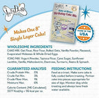The Lazy Dog Cookie Co. Bake-at-Home Birthday Cake Mix Vanilla with Confetti Frosting Dog Treats, 12 oz.