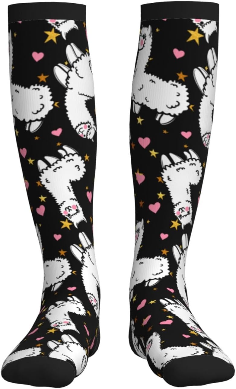 Compression Socks for Women Men Circulation Graduated Supports Socks for Running Athletic Sports Travel Nurse