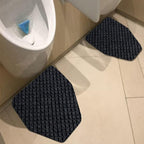 2 Pcs Urinal Mats Bathroom Floor Protector, Non-Slip Water Absorption Deodorization Floor Urine Mats for Men's Restrooms, Reusable/Washable Urinal Floor Pads Rug, Durable Urinal Pee Pad