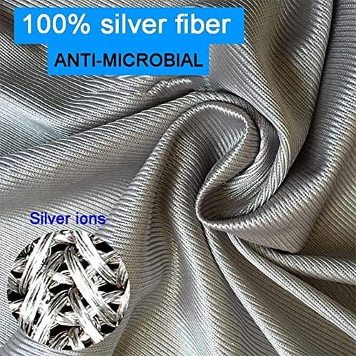 EMF & 5G Radiation Protection Fabric-EMF Signal Shielding Material,Safe Skin Contact for Making Radiation-Proof Clothing,Blanket,etc(Size:1.5x3m/59inx9.8ft) (Color : 1.5x5m/59inx16ft)