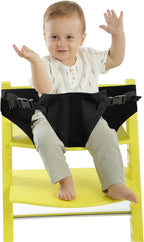 Baby Harness Seat for High Chair, Portable Feeding Seat Belt with Strap Toddler Safety Seat Belt Foldable Baby Booster Harness Belt for Restaurant Shopping Cart Travel