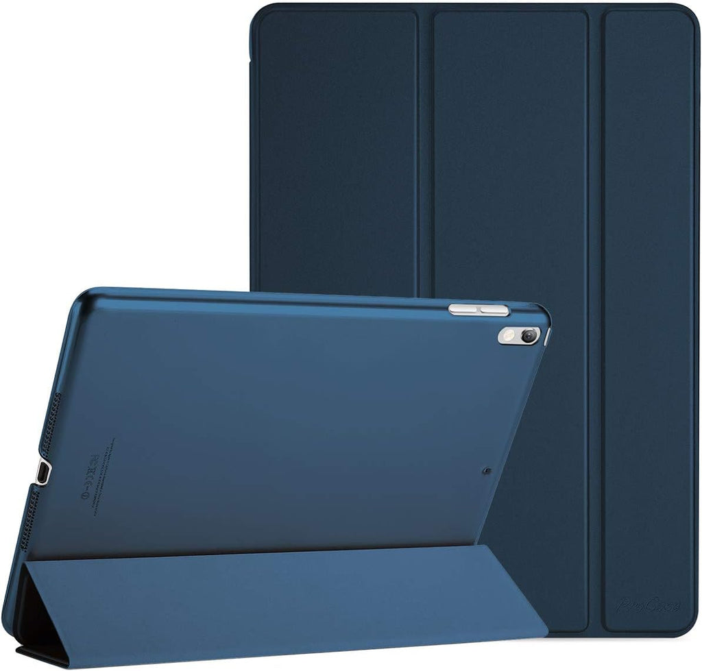 ProCase Smart Case for 10.5” iPad Air 3rd Generation 2019 / iPad Pro 2017, Slim Stand Cover with Translucent Frosted Back for iPad Air 3 -Blue