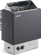VEVOR Sauna Heater,220V Electric Sauna Stove, Steam Bath Sauna Heater 3h Timer and Adjustable Temp for Max. 176-318 Cubic Feet, (4.5KW) FCC Certification