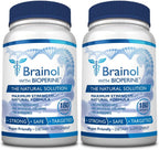 Brainol - The Smartest Choice For A Brain Boosting Nootropic - Enhance Mental Performance, Focus and Clarity - With DMAE, Huperzine A, BioPerine - Vegan-Friendly - 360 Capsules - 6 Month Supply