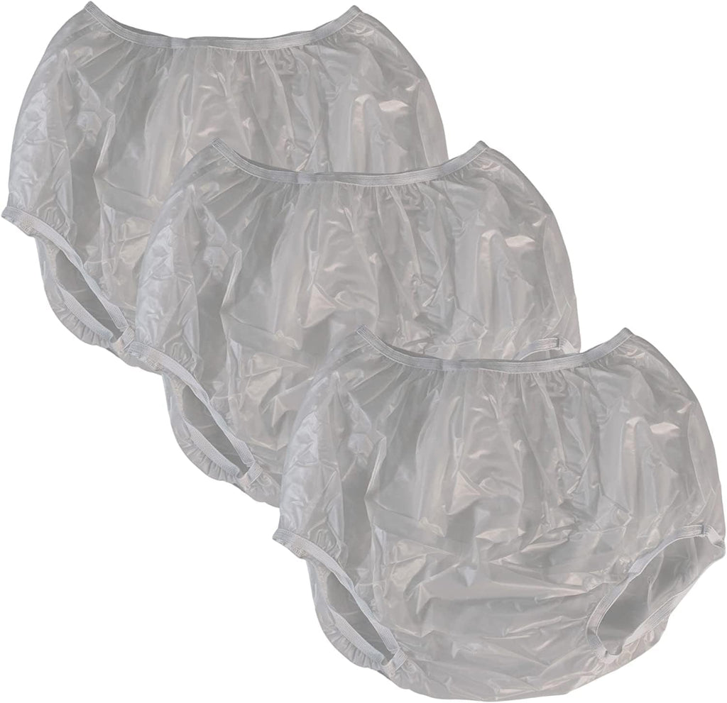 Vakly Adult Vinyl Waterproof Pull-On Diaper Cover Incontinence Pants – Oversized Underwear Protection with Added Leak Resistance, Worn Over Diapers or Briefs