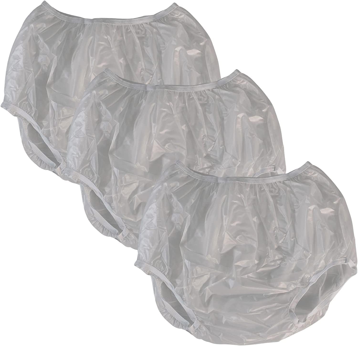 Vakly Adult Vinyl Waterproof Pull-On Diaper Cover Incontinence Pants – Oversized Underwear Protection with Added Leak Resistance, Worn Over Diapers or Briefs