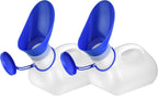 MaxiCare Female Urinal Spill Proof - Portable Pee Funnel for Women 32 Oz | Sturdy Urination Device with Lid for Emergency Urinalysis, Travel, Car & Camping Pack of 2