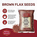 Spicy World Brown Flaxseed, 10 Pound Box