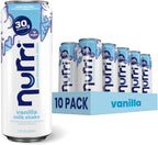 Nurri - 30g Protein Ultra Filtered Milk Shake – Vanilla - Lactose Free, Low Sugar, 150 Calories, 10 Vitamins and Minerals - 11 fl oz, 10 Cans
