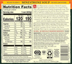 Amy’s Soup, Vegan Minestrone, Light in Sodium, Made With Organic Vegetables, Beans and Pasta in Tomato Broth, Canned Soup, 14.1 Oz (6 Pack)