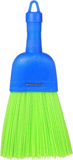 Whisk Broom Hand Brush Poly Fiber Handheld Brush Outdoor Car Broom with Hang Hole Durable Bristles Easy Storage for Cleaning Inddoor Porches Floors Decks Driveways Dirt Dust