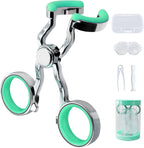 Easy Contact Lens Applicator Tool for Beginners, Professional Contacts Applicator Tool for Long Nails, Soft Tweezer Contact Lens Remover Tool with Storage Box, Portable Set