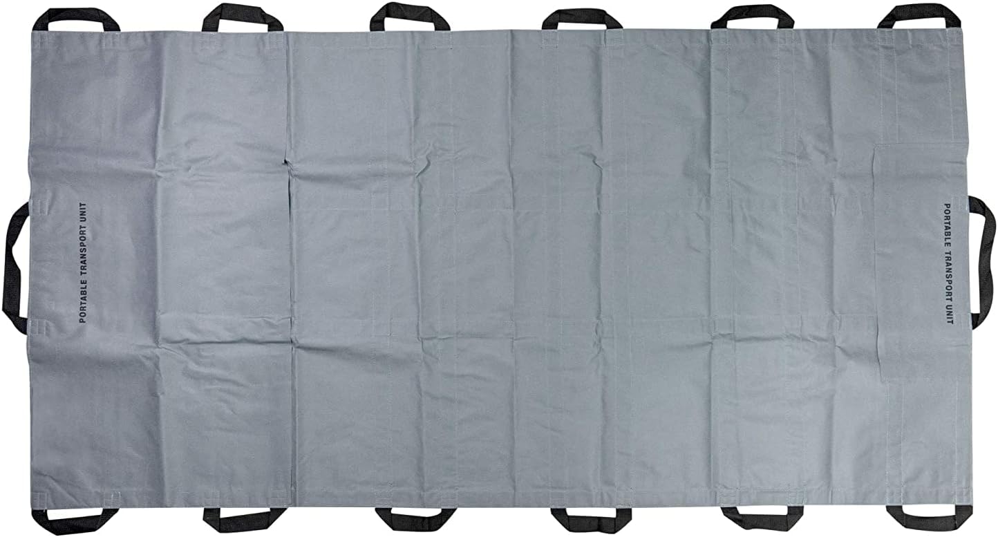 LINE2 Design Portable Patient Transport Unit - Lightweight EMS Stretcher with 14 Handles, Supports up to 1500 lbs.