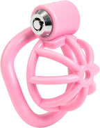 Male Chastity Cage Device - Adjustable ABS Penis Cock Lock with Secure Rings for Men, Lightweight Male Chastity Device for BDSM, Fetish and Restraint Training, Adult Intimacy Aid