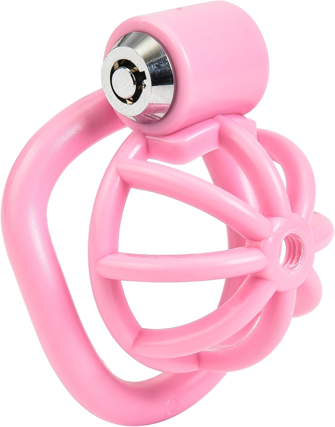 Male Chastity Cage Device - Adjustable ABS Penis Cock Lock with Secure Rings for Men, Lightweight Male Chastity Device for BDSM, Fetish and Restraint Training, Adult Intimacy Aid