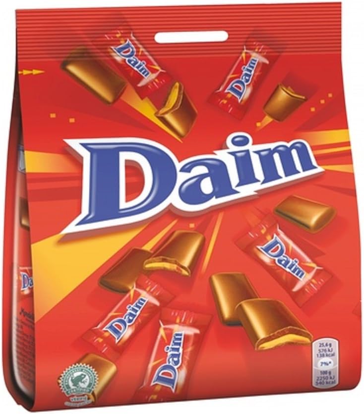 10 Bags x 200g of Marabou Daim Mini - Original - Swedish - Milk Chocolate - Candies - Chocolates - Pralines - Sweets