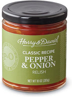 Harry & David Classic Recipe Pepper & Onion Relish (10 Ounces), Hot Dog Topping, Hamburger Relish, Condiment Staple