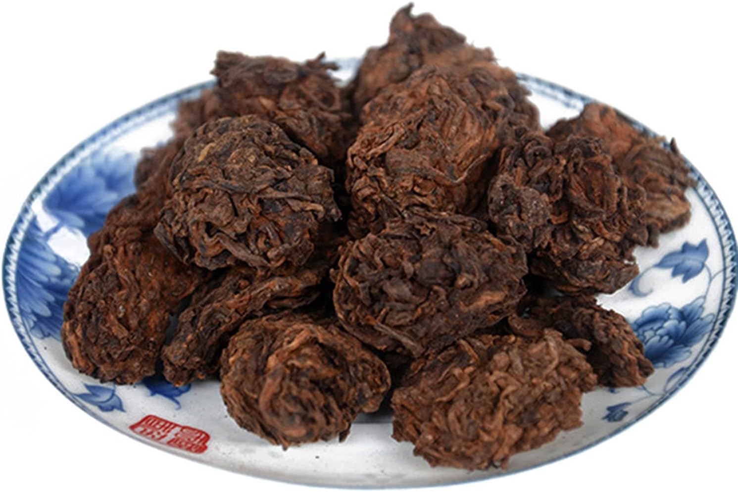 oriarmcha 2010 Lao Cha Tou Ripe Pu-erh Tea 3.53oz (100g) - Ripened Aged Puerh Old Tea Nuggets - Menghai Shu Puerh from Ancient Trees