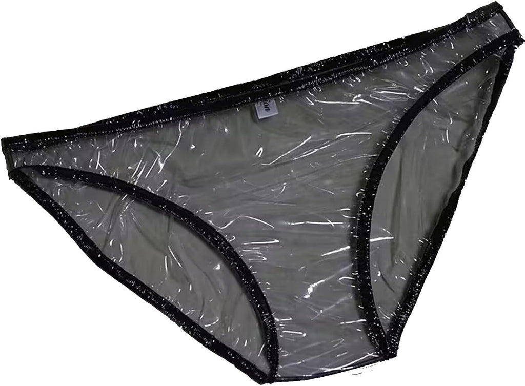 Adult Incontinence Pants/Translucent PVC Waterproof Underwear/Reusable/Low Waist Comfortable Wide Stretch/Plastic Diaper/Unisex Adult Incontinence Plastic Diaper